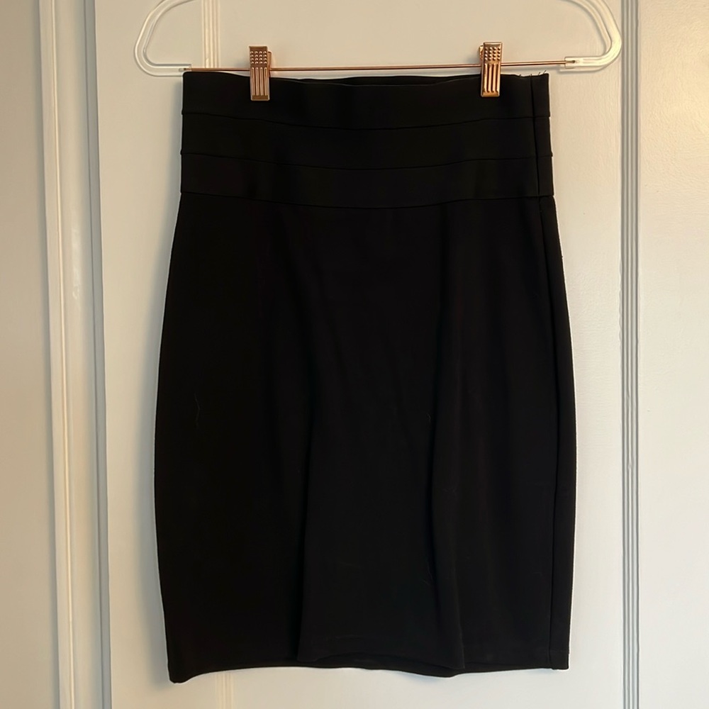 Pencil high waited thick band skirt, Size Small